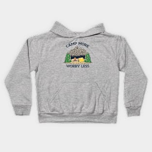 Camp More Worry Less Kids Hoodie